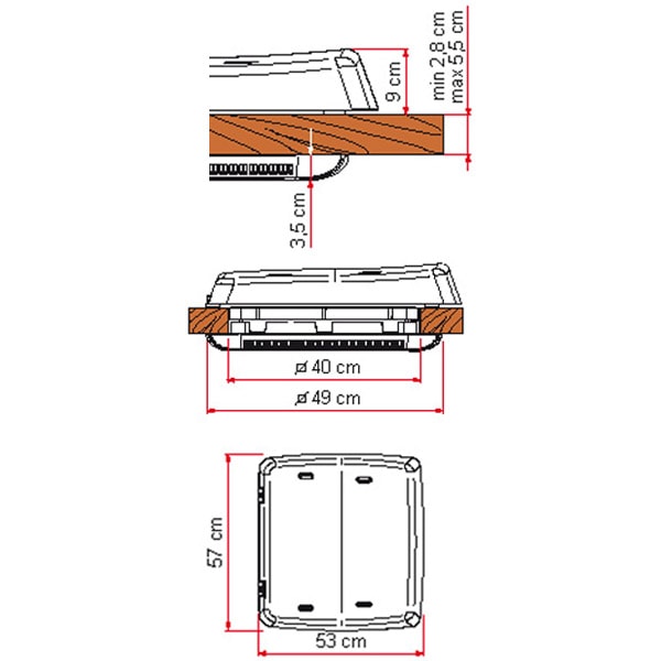 Lanterneau Vent F PRO 40 Fiamma