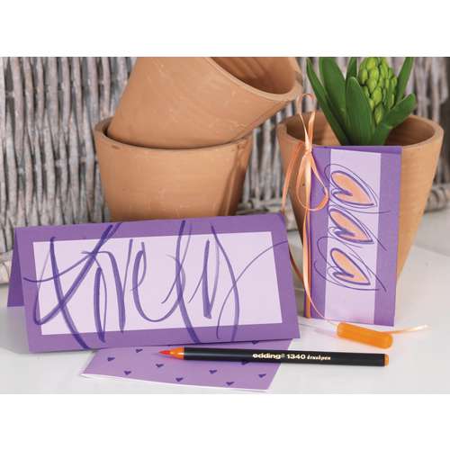 edding® 1340 Pinselstift Lettering Starter-Set