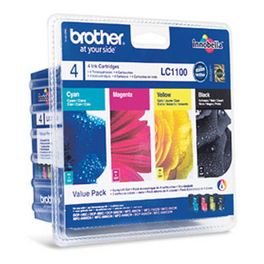 Brother LC1100VALBP, Noir, Cyan, Magenta, Jaune