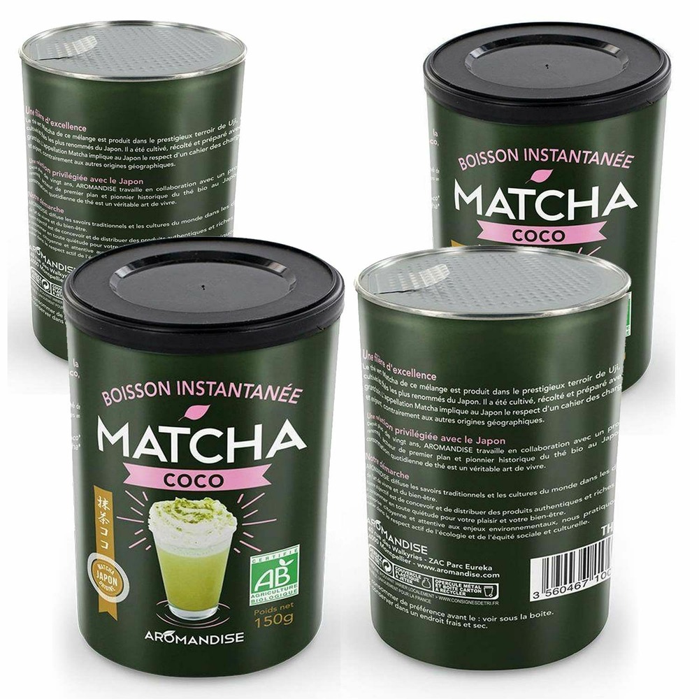 Boisson instantanée - matcha coco 600 g