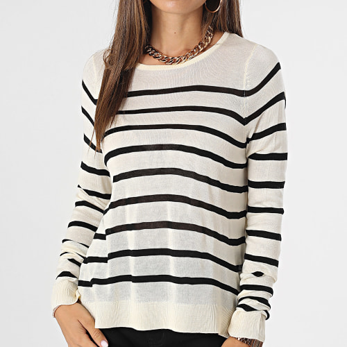 Pull Femme Nova Beige Noir
