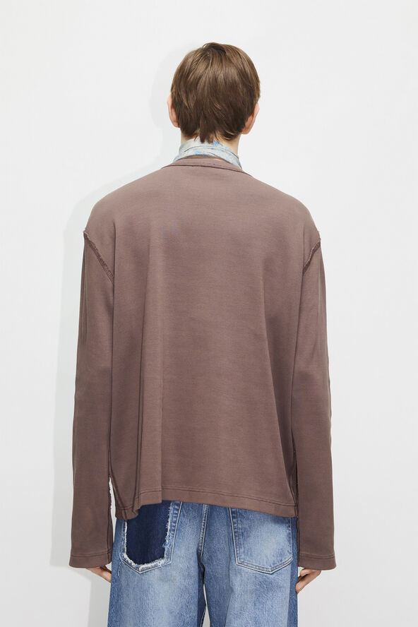 Hope TREASURE SWEATSHIRT POCKET Dark brown