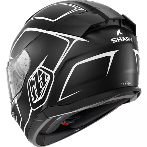 Shark - Casque D-Skwal 3 Drone - Troy Lee Designs Noir / Blanc / Mat