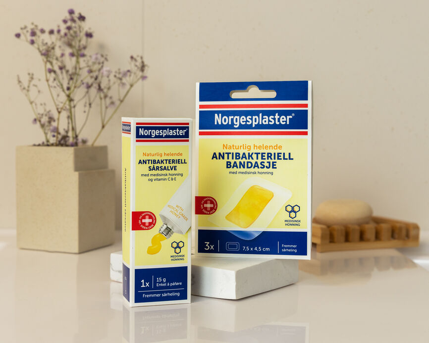 Norgesplaster antibakteriell sårsalve 15 g