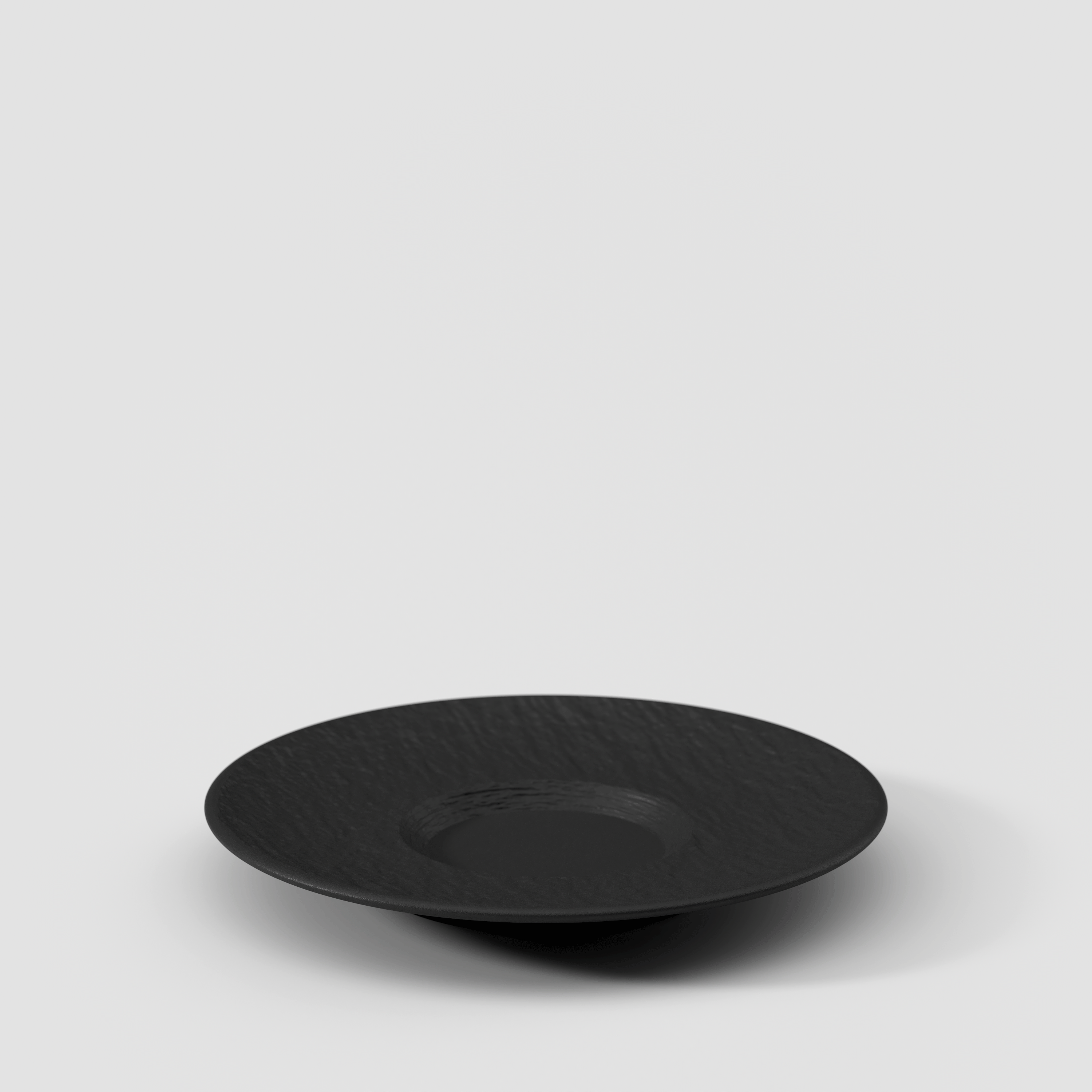 Manufacture Coffee cup saucer Black, 6.1'', Premium Porcelain