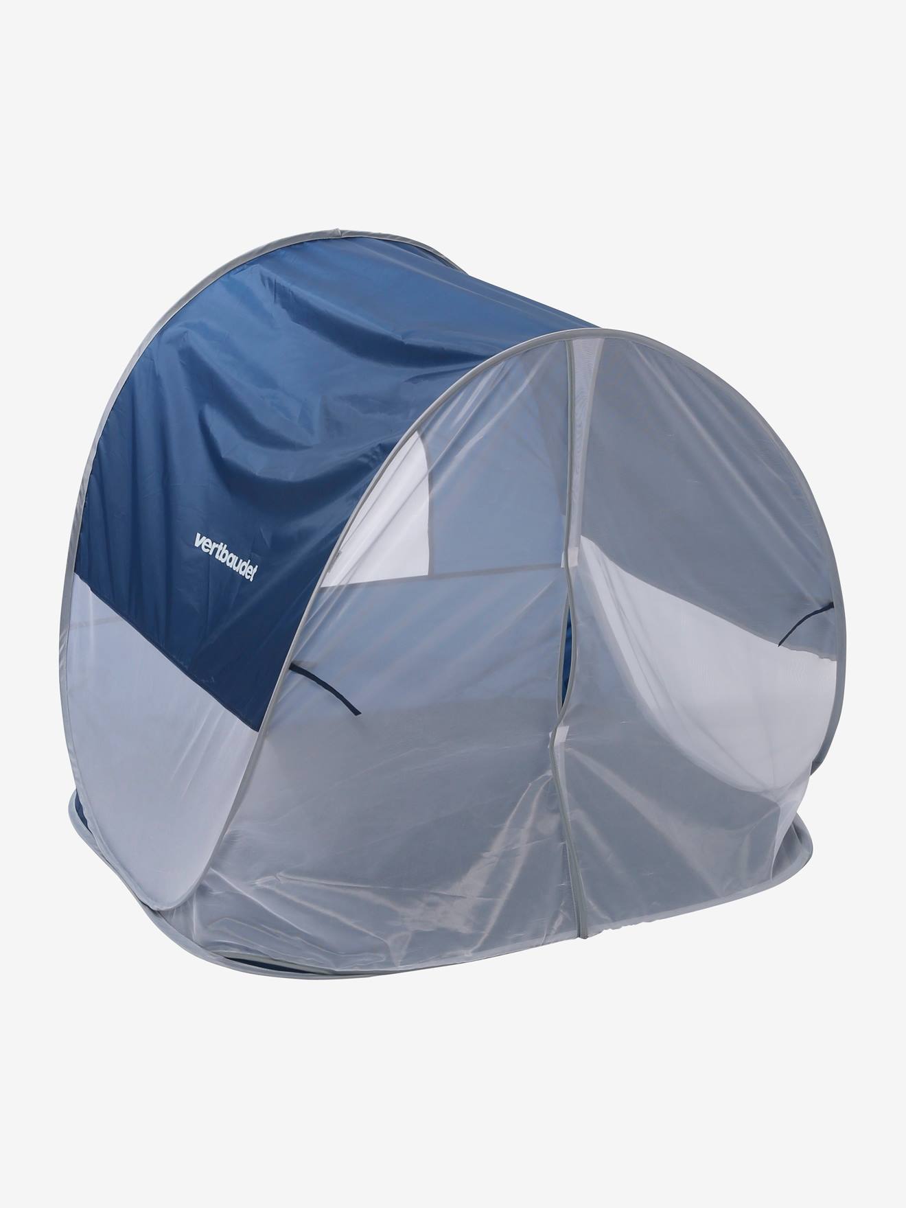 Tenda leve Vertbaudet com proteção UV, azul escuro liso