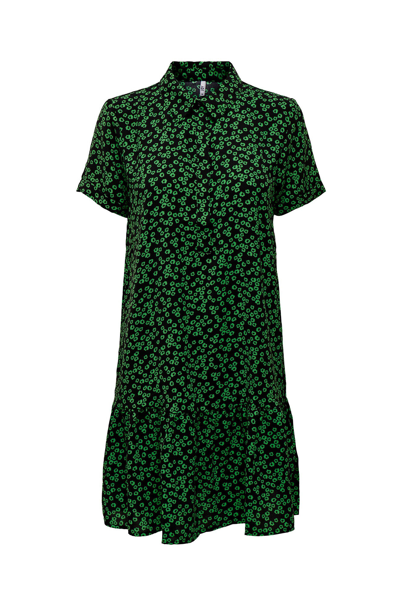 Vestido curto estilo camisa