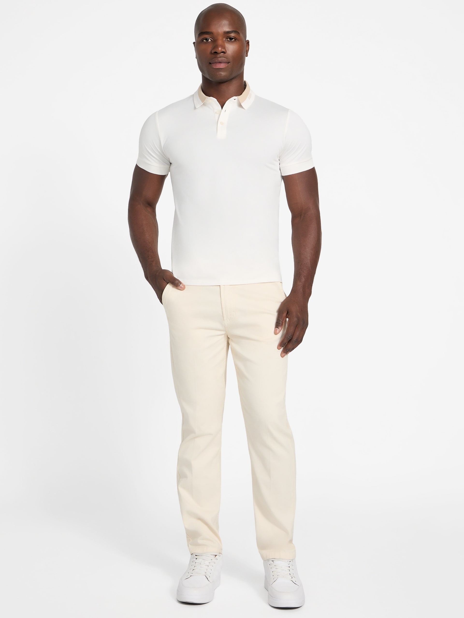 Polo Eco Paul GUESS com gola