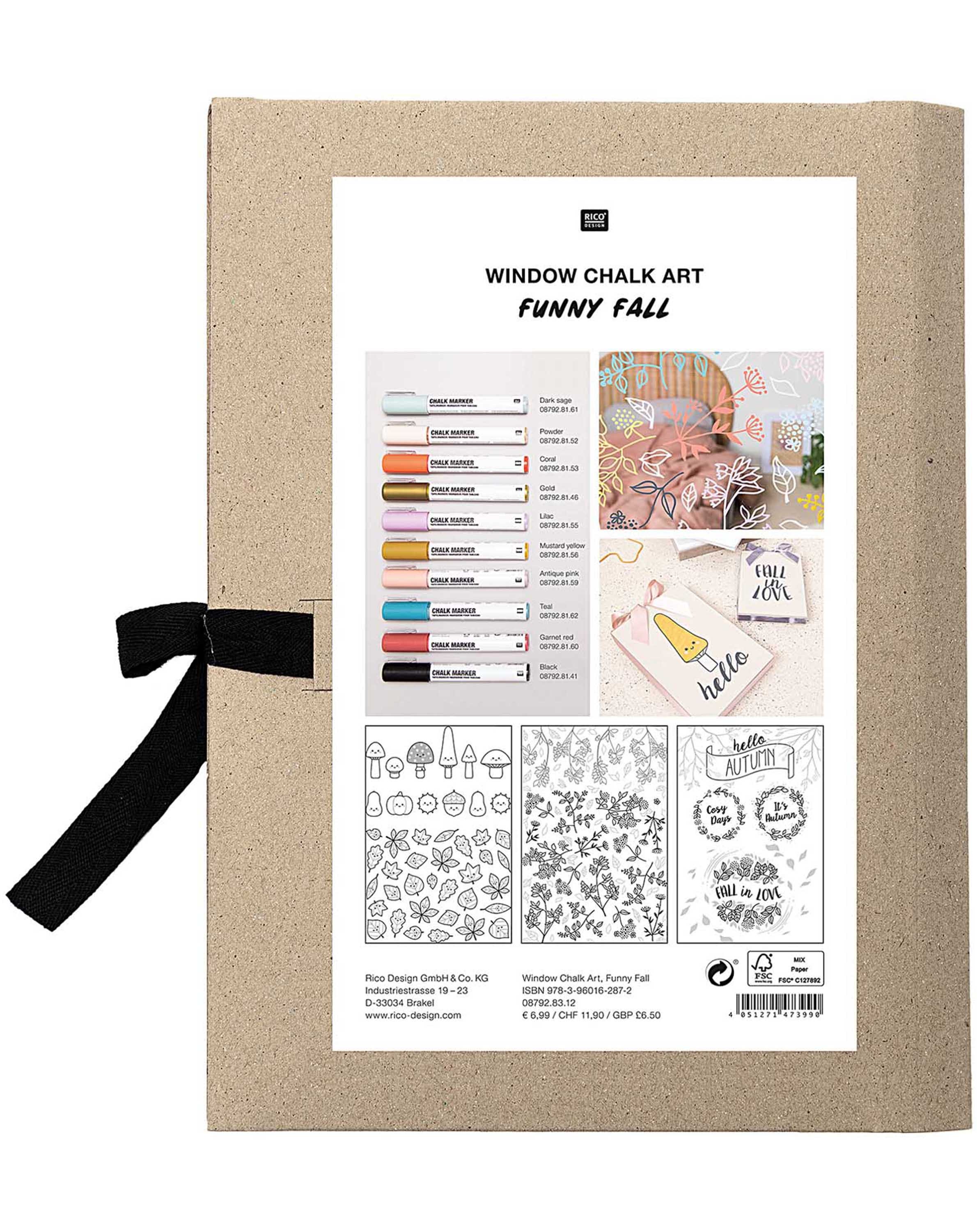 Vorlagenmappe FUNNY FALL 3-teilig