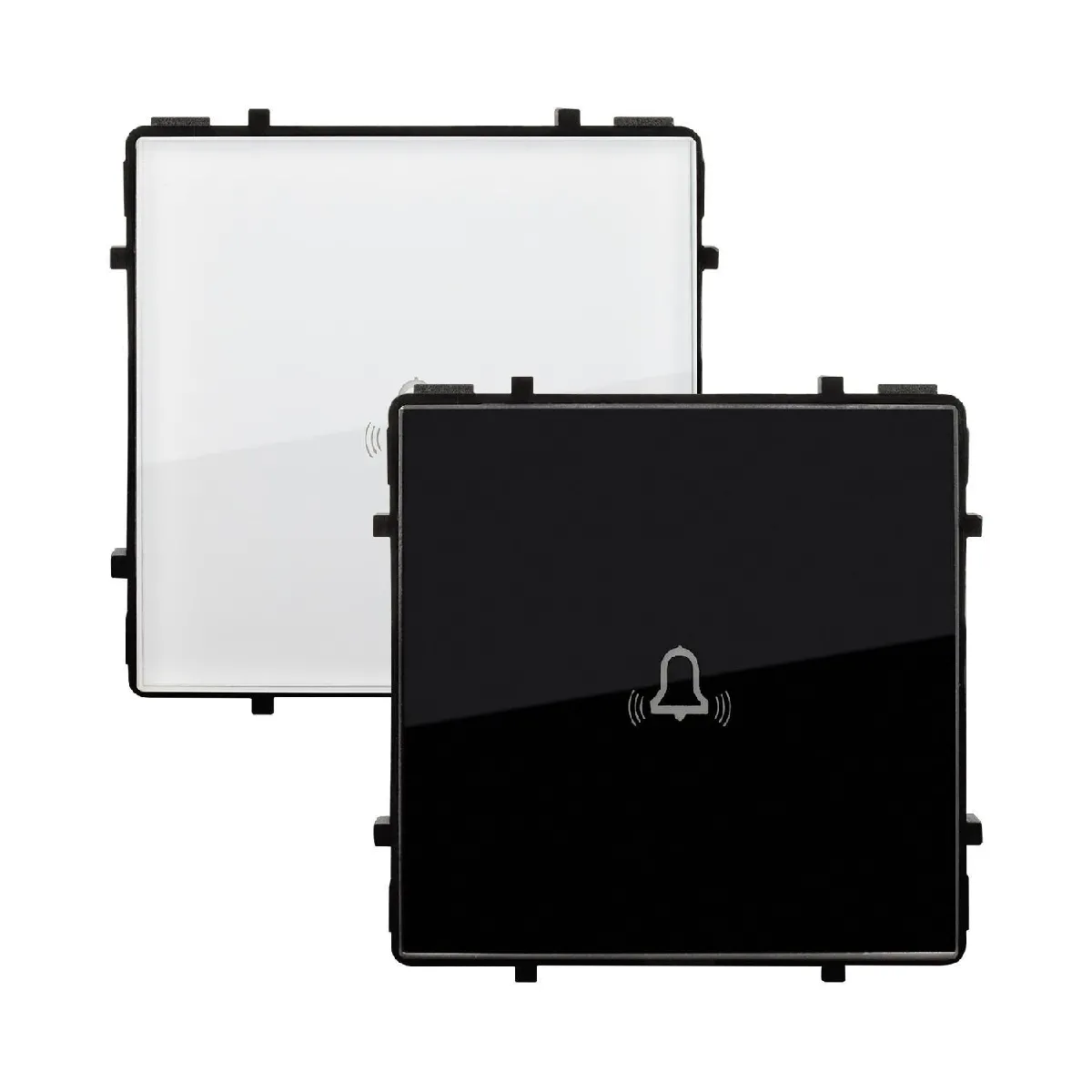 Ledkia Bouton Poussoir Sonnette Tactile Modern - Blanc