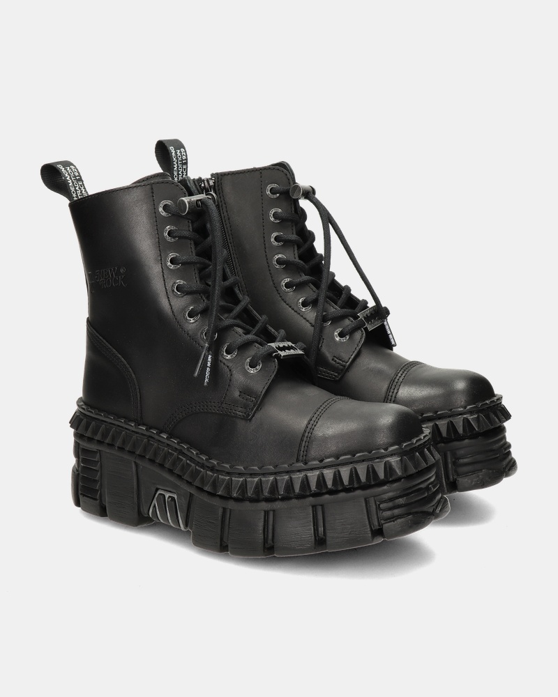 New Rock Veterboots  - zwart