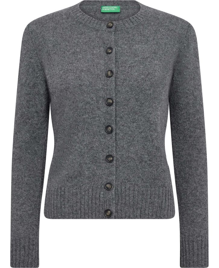 United Colors of Benetton L/S SWEATER Mørkegrå