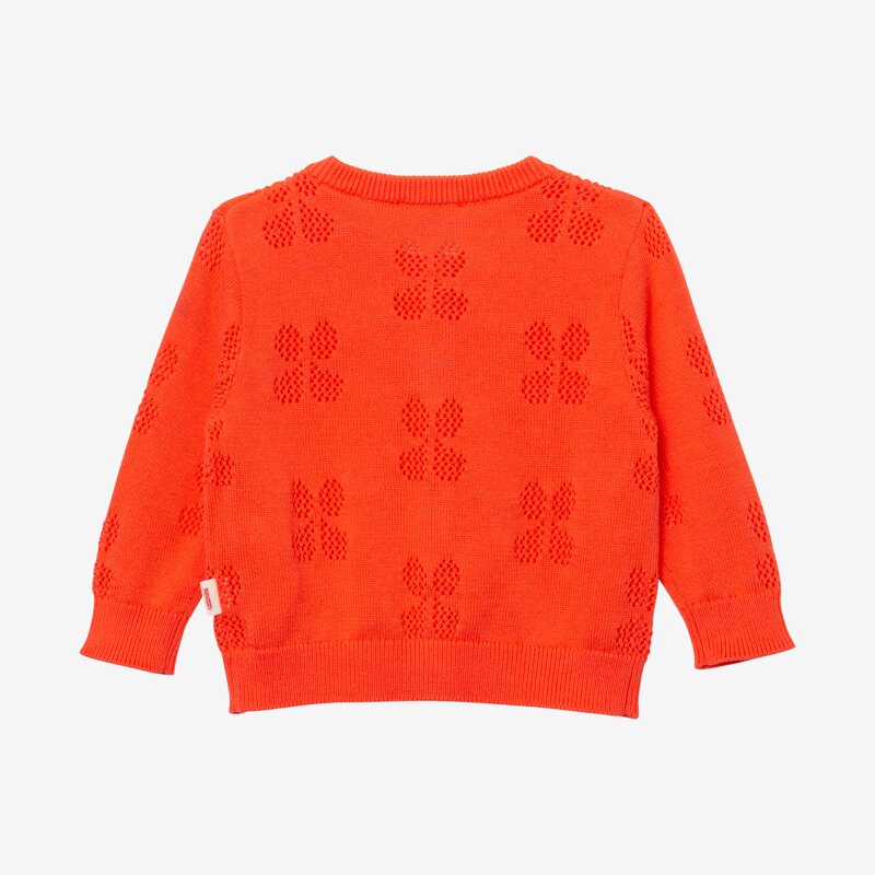 Cardigan bébé fille ajouré orange Catimini Orange