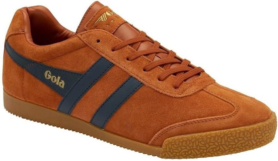Gola Harrier Suede Sneakers rood bruin