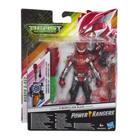Hasbro Power Rangers Beast Morpher, 15cm, 1 Stück, 4-fach sortiert