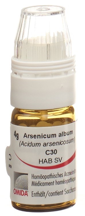 Omida Arsenicum album Glob 30 C mit Dosierhilfe 4 g