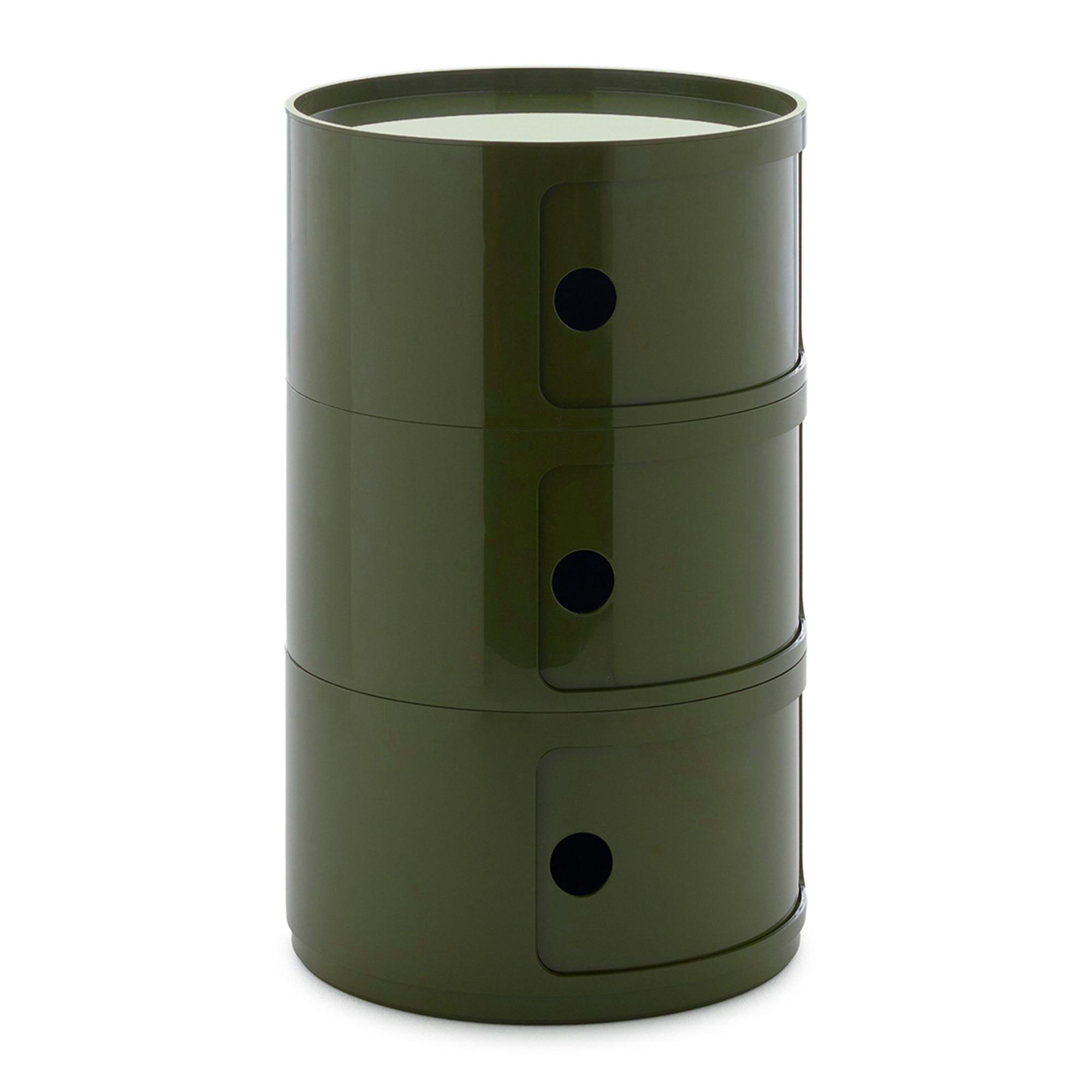 Kartell Componibili Kast Ã 42 cm - 3 Modules - Groen