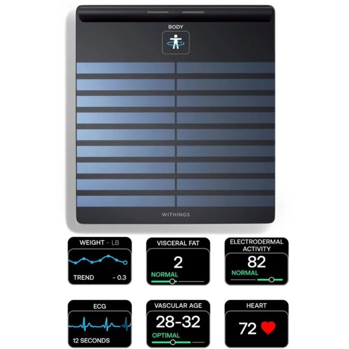 Withings Unisex Personvægte Body Scan Sort