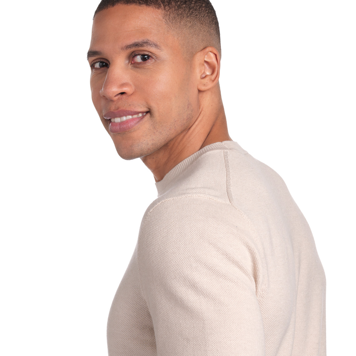 VanVaan Herren Feinstrickpullover unifarben beige