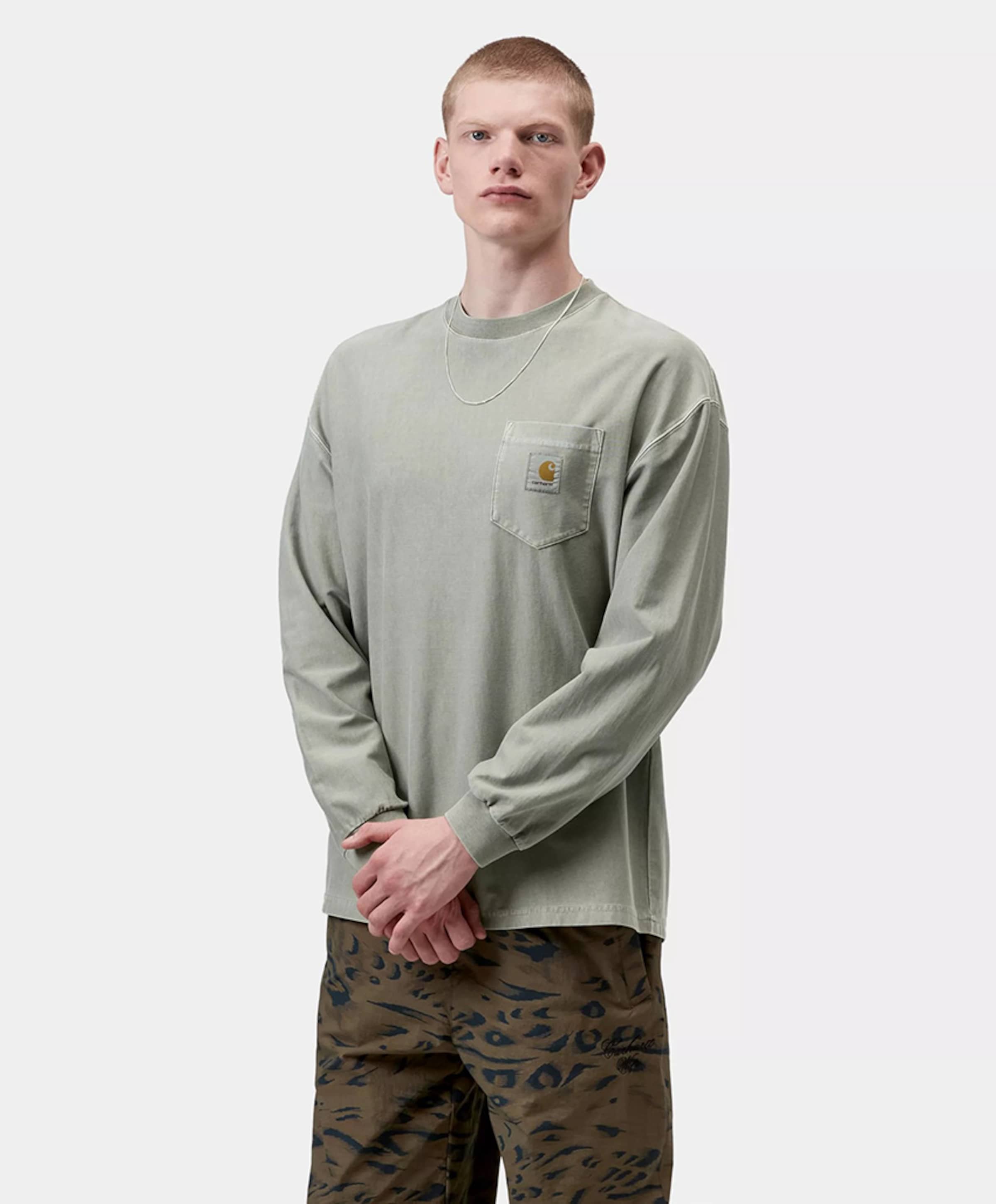 Carhartt WIP Heren longsleeve groen