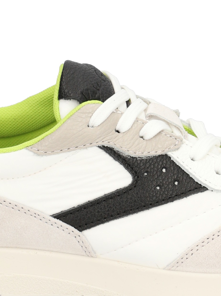 Lederkombination Sneaker