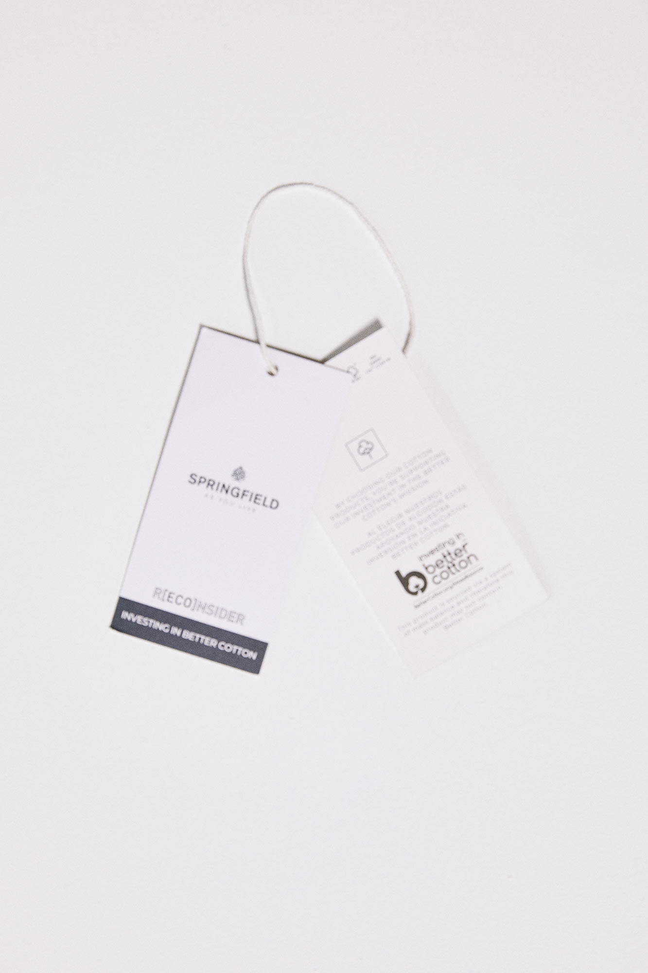Microestampa Chino - impressa em fundo branco