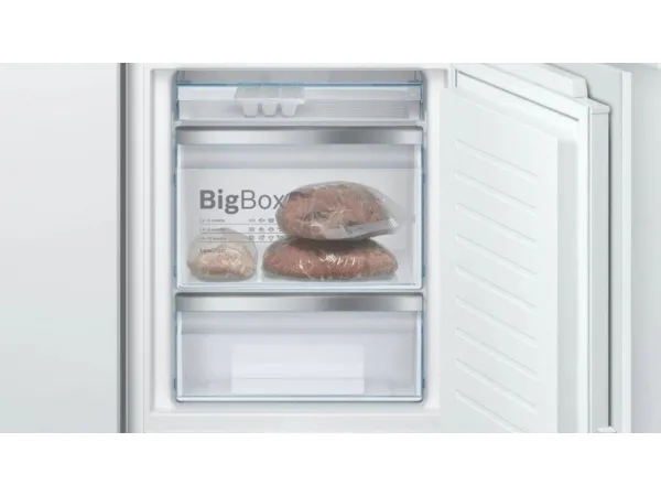 Bosch Serie | 6 KIS86AFE0 - Køleskab/fryser - bund-fryser - til indbygning - niche - bredde: 56 cm - dybde: 55 cm - højde: 177.5 cm - 266 liter - Klasse E