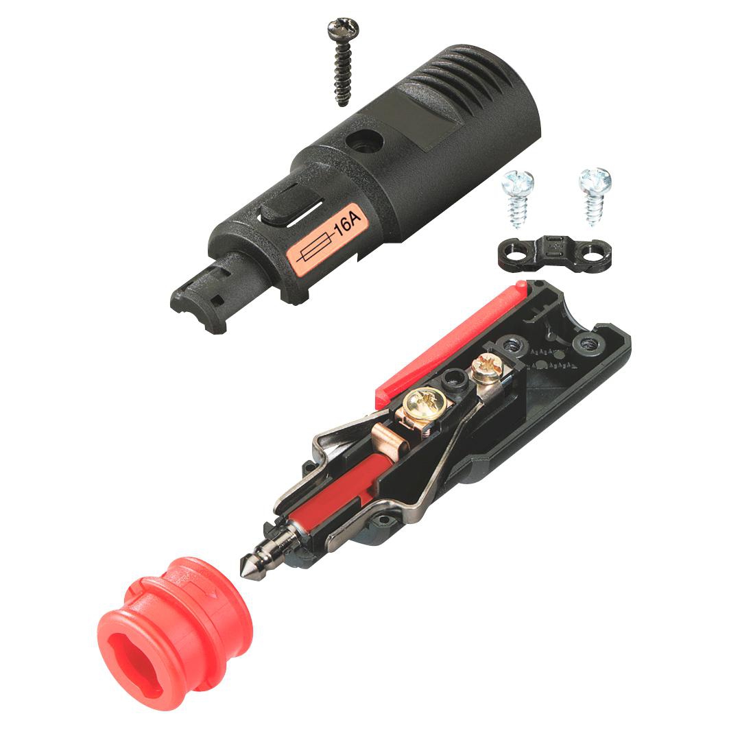 12-24 V Sicherheits-Universalstecker 16A