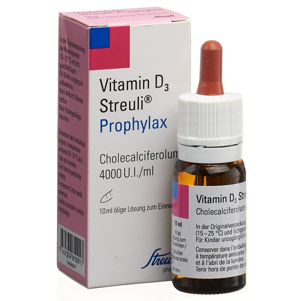 VITAMINE D3 Streuli Lös 4000 IE/ml Prophylax Lösung zum Einnehmen Fl 10 ml