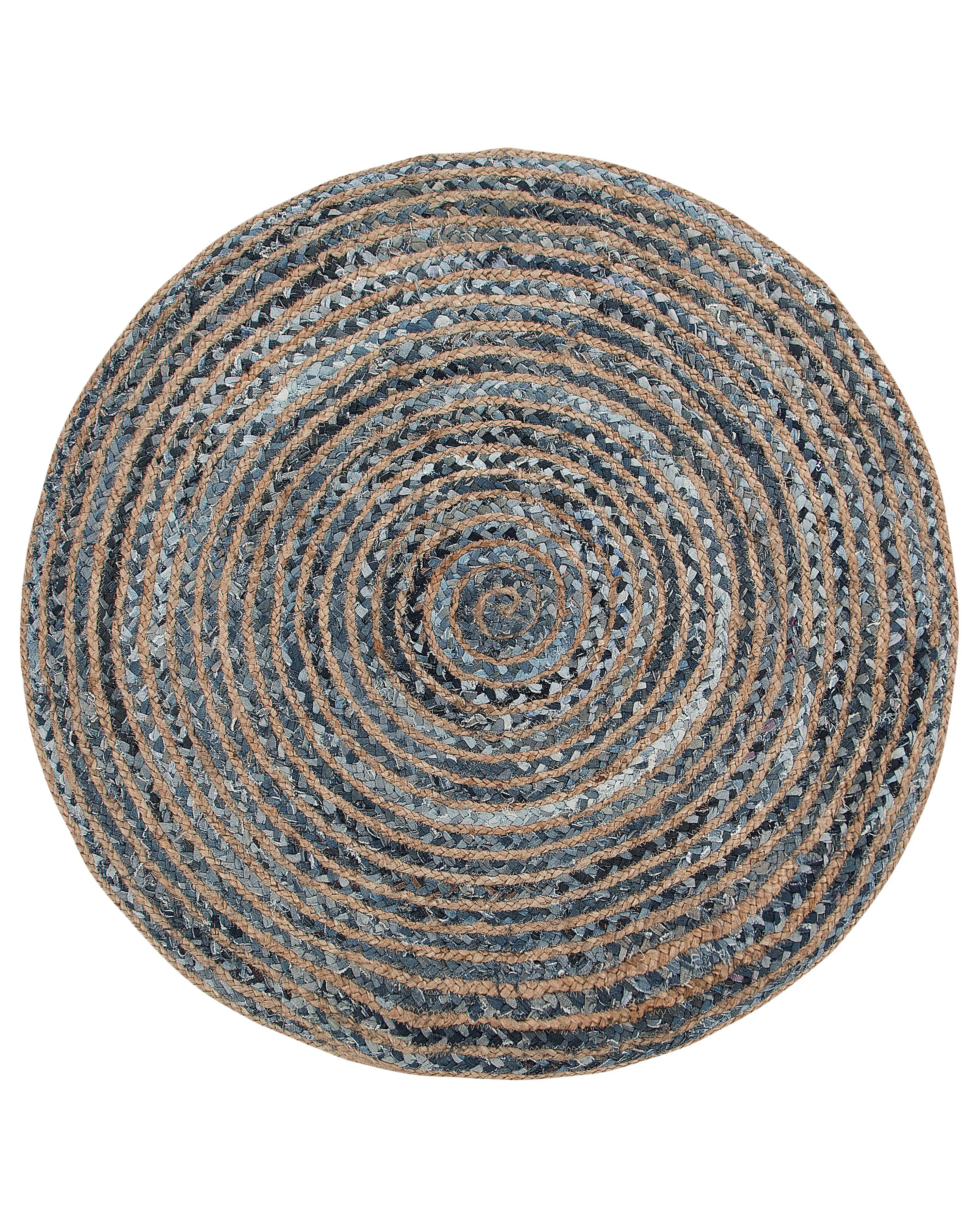 Vloerkleed MASLAK Grijs ø 120 cm Jute