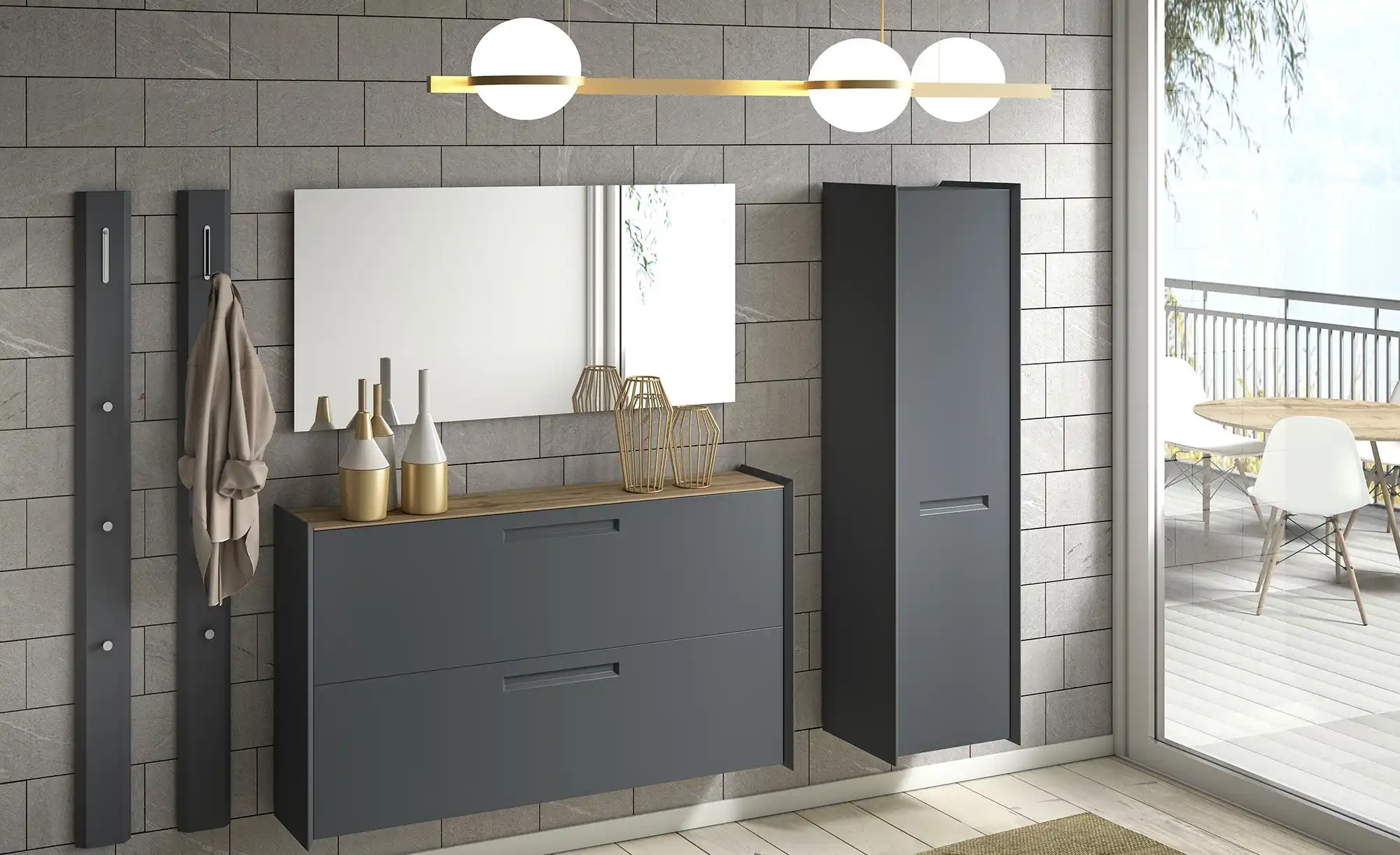 Wohnwert Hängeschuhschrank Azzura