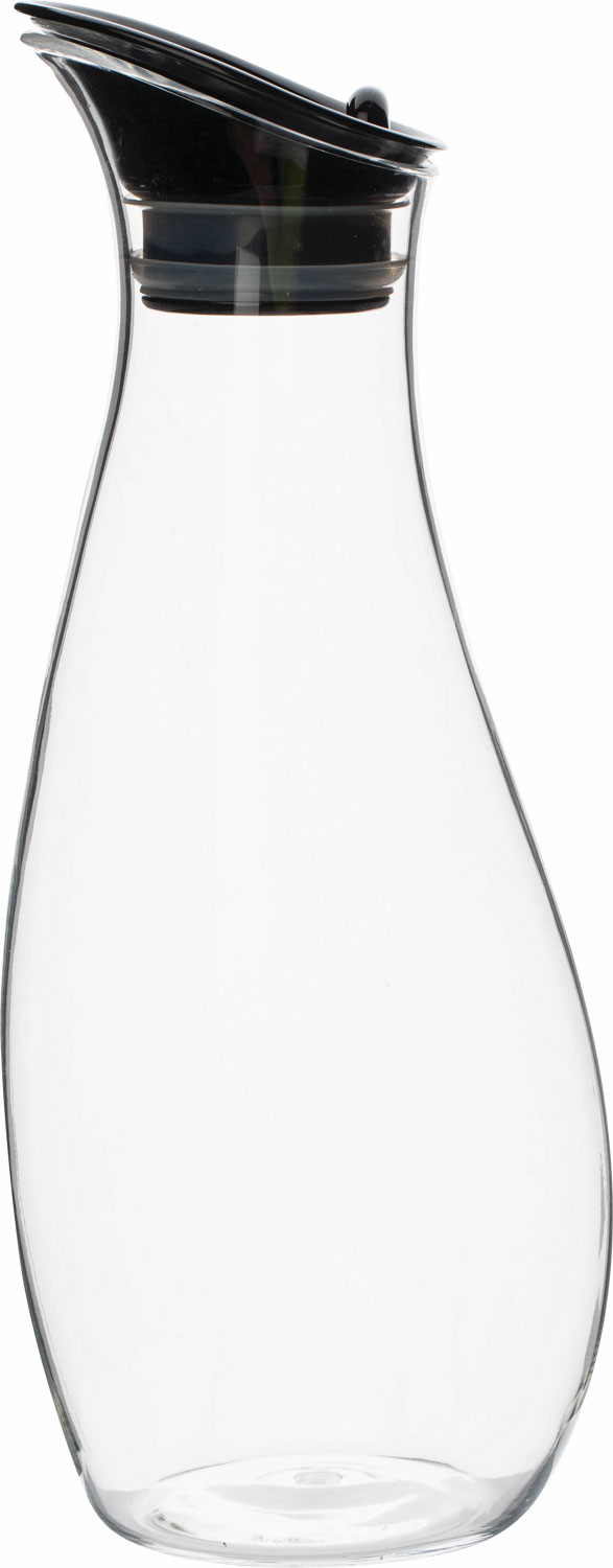Gimex Schwingdeckel-Karaffe 1 Liter schwarz