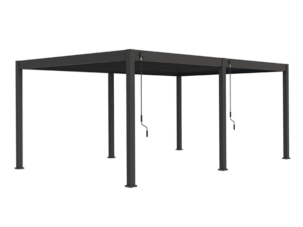 Orion 400 x 600 cm terrasoverkapping - Anthracite