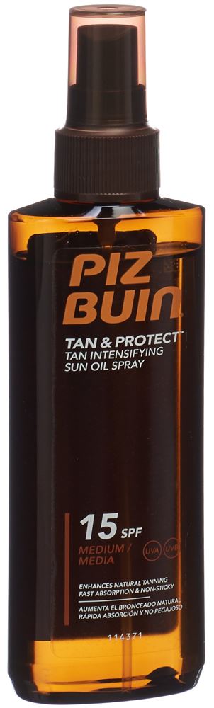 PIZ BUIN Tan & Protect Sun Oelspray Öl SF15 Fl 150 ml