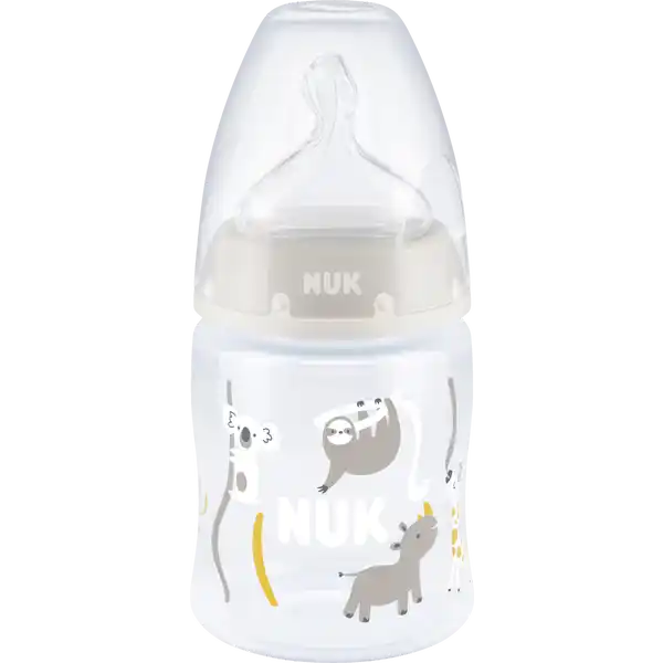 First Choice+ Babyflasche mit Temperature Control, 0-6 Monate, beige