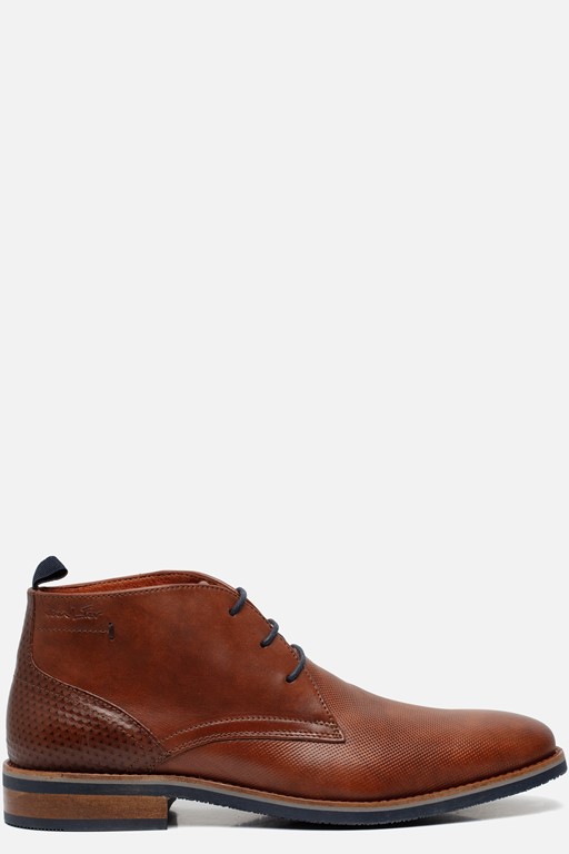Van Lier Veterboots Amalfi cognac Leer
