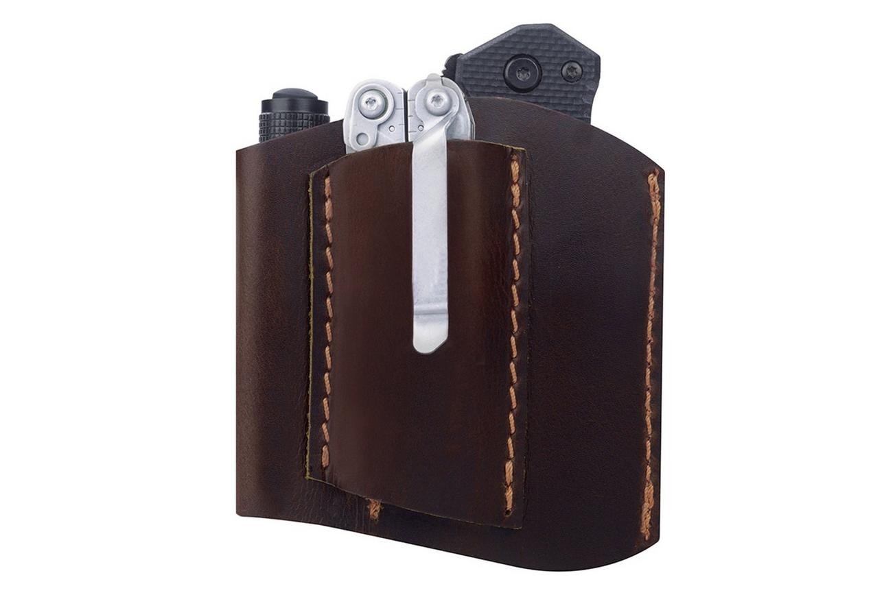 1791 EDC Pocket Comfort Tool Organizer EDC-PK-CMF-BUR-A Burgundy, lederen broekzakholster