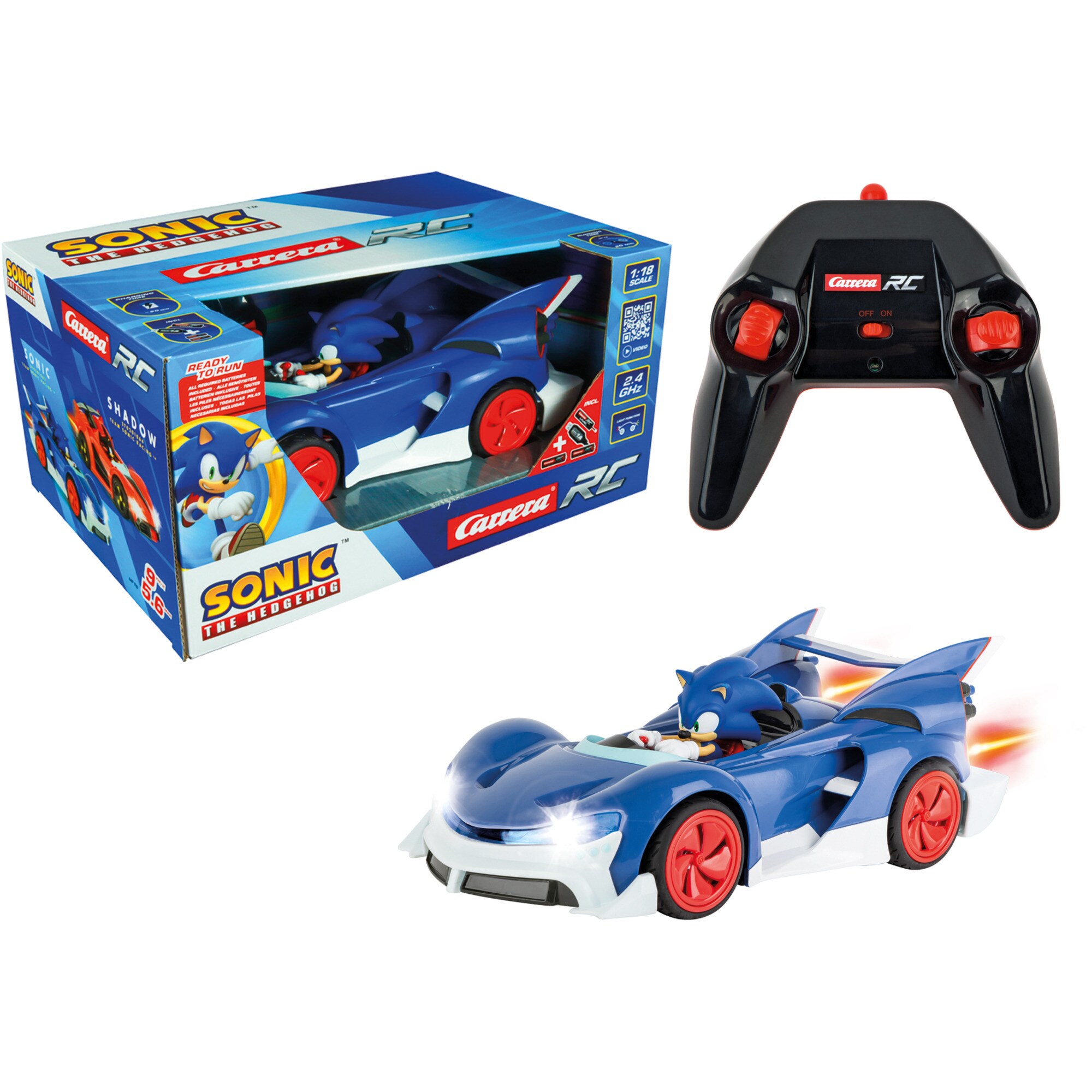Carrera RC RC 2,4GHz Team Sonic Racing - Sonic, Performance Version