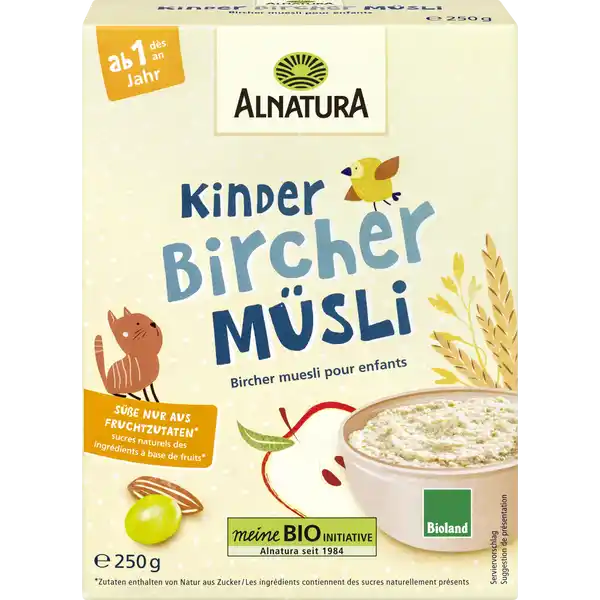 Bio Kinder Bircher Müsli Bioland