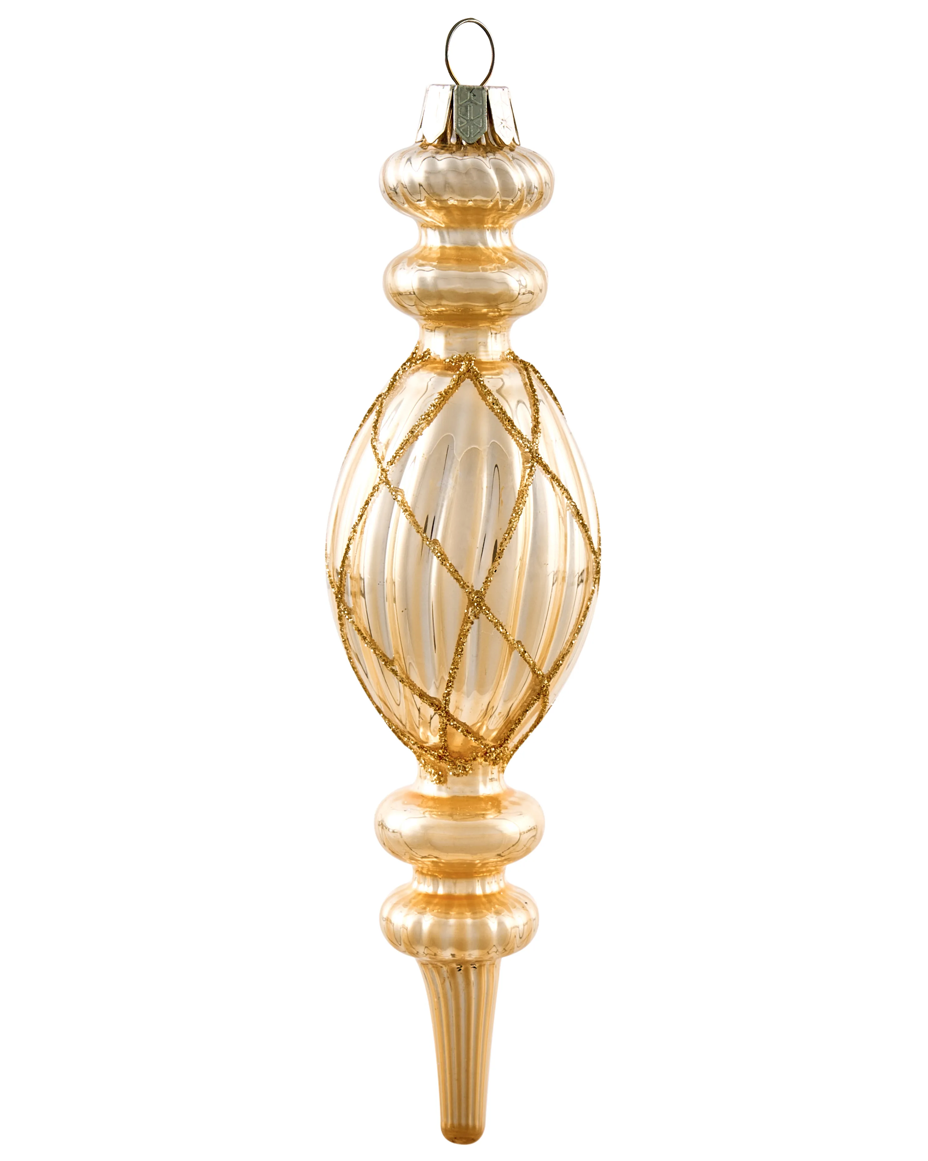 Set van 35 kerstballen BLING Glas Goud