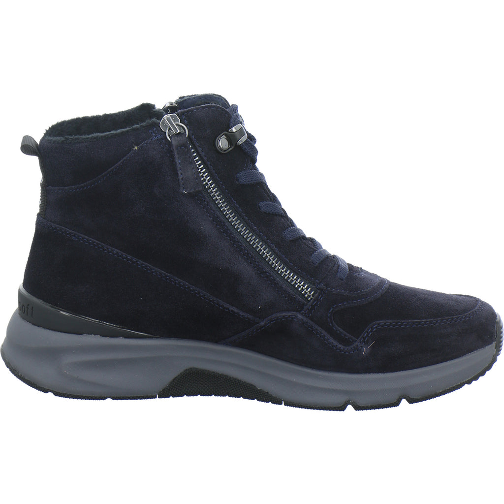 Gabor Comfort Stiefel Damen Rolling Soft Dunkelblau