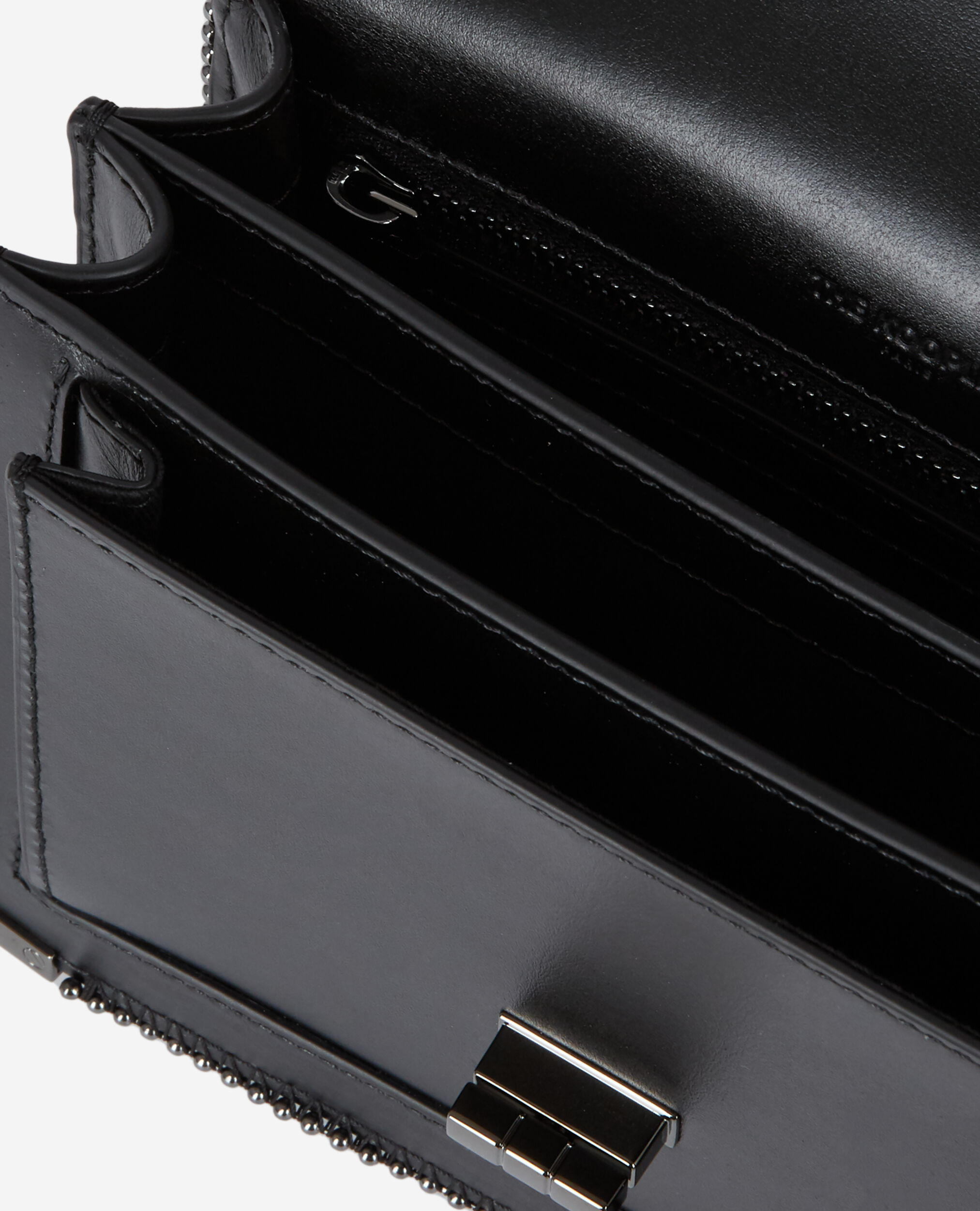 Sac Emily small en cuir noir
