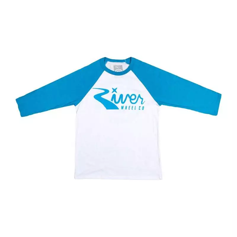 River Classic Logo T-shirt 3/4 manches longues Blanc