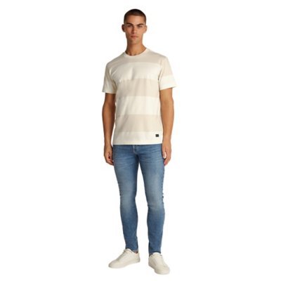 Tee-shirt à manches courtes homme Woven Label Regular CALVIN KLEIN