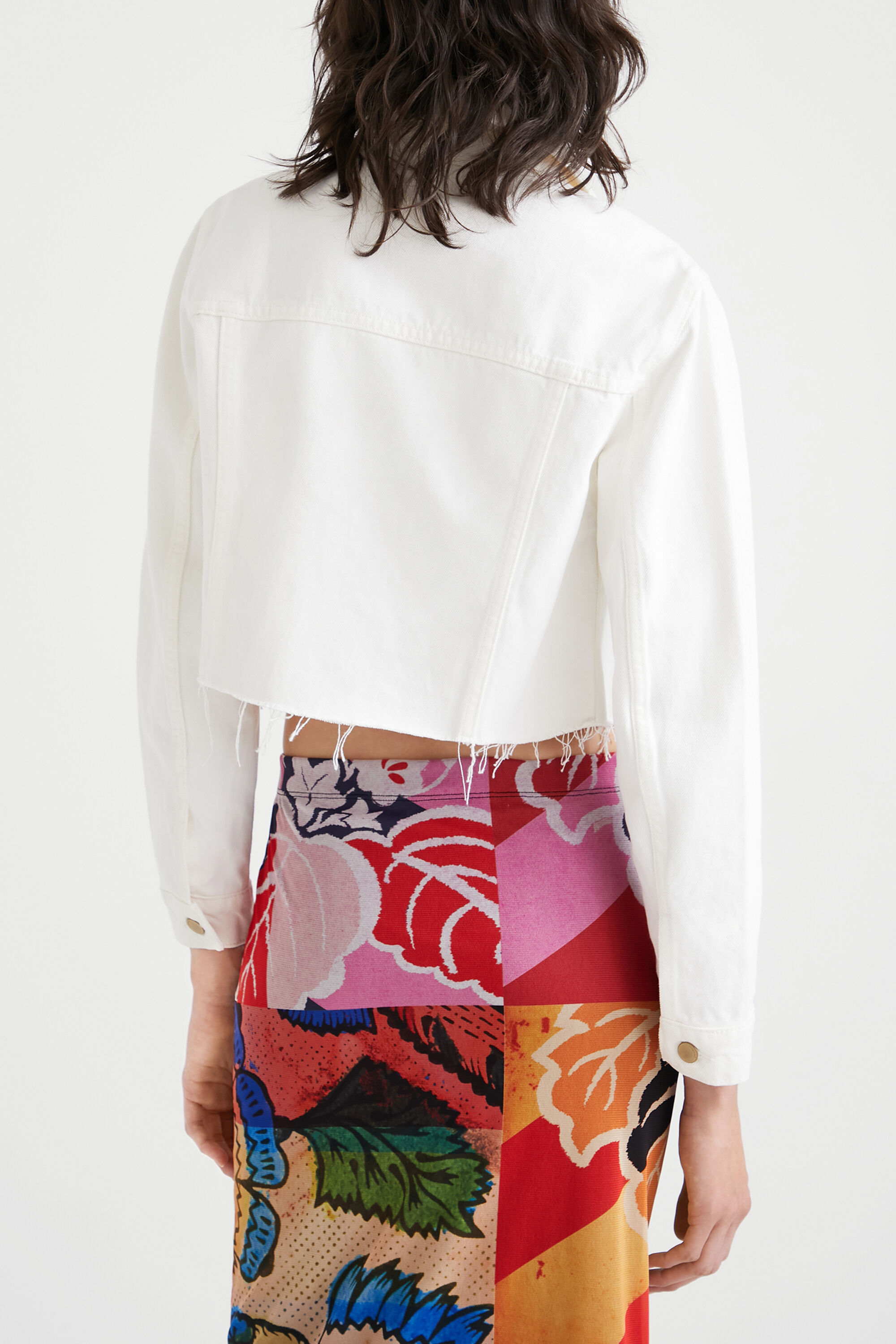 Veste en jean courte