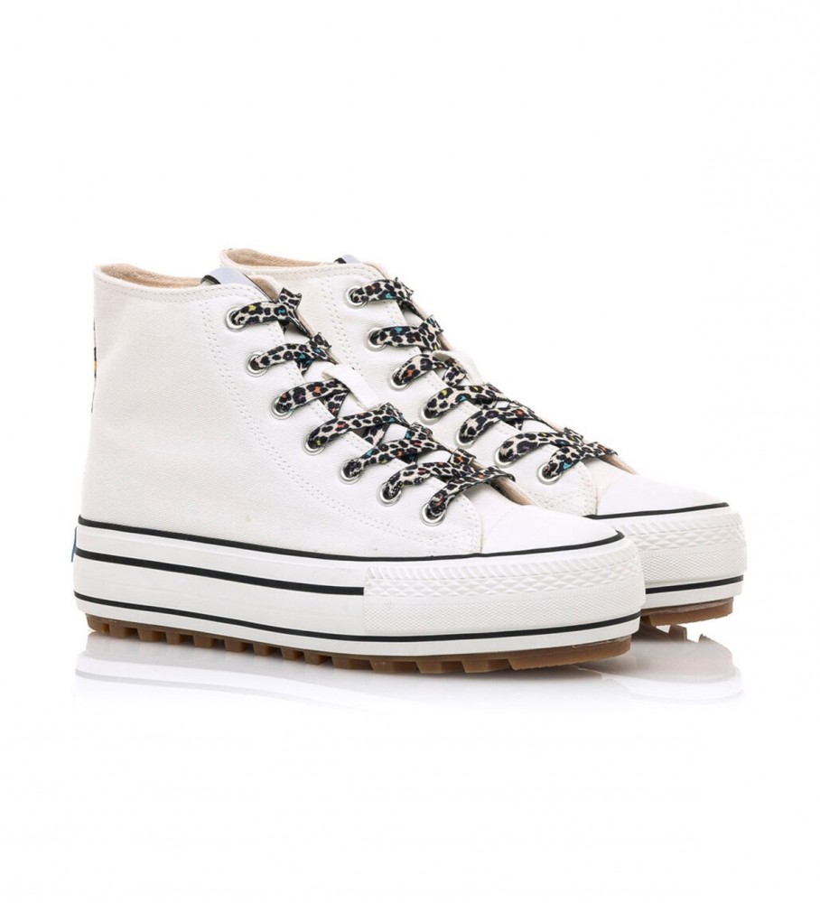 Tênis Mustang Bigger-T Branco - Altura da plataforma 4,5cm -