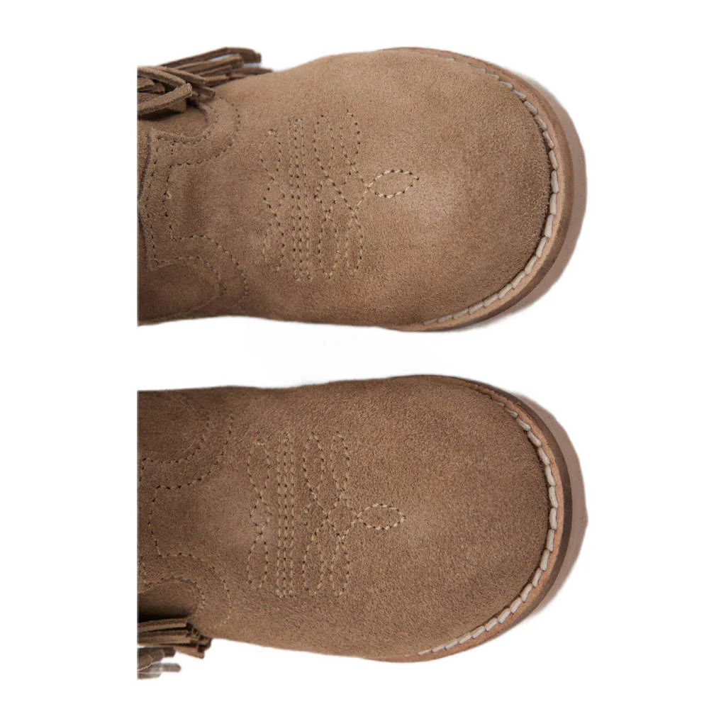 Mango Kids suède laarzen bruin