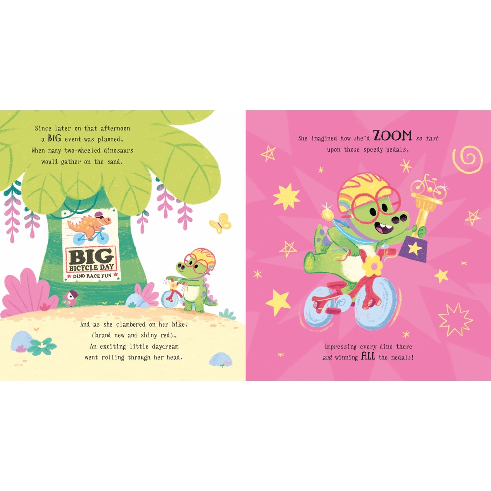 Das Taschenbuch „Der Wobblysaurus“ von Rachel Bright & Chris Chatterton