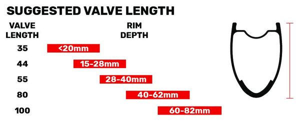 Paire de Valves Stan's Universal Presta 35 mm Vert