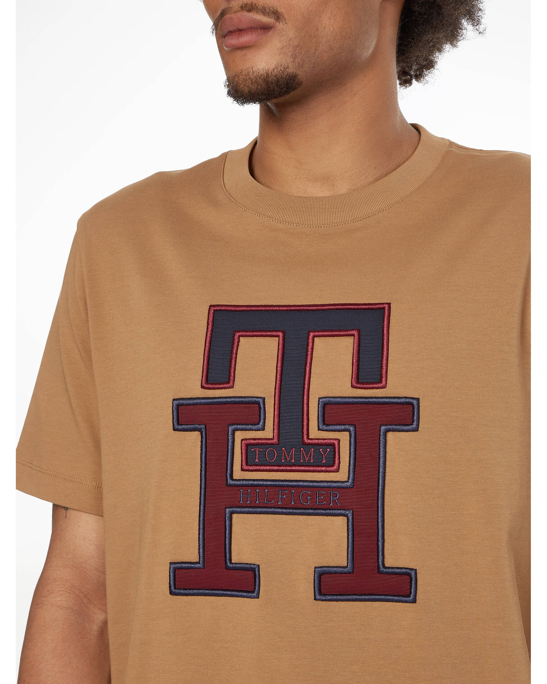 Tommy Hilfiger| Herren T-Shirt LUX MONOGRAM TEE